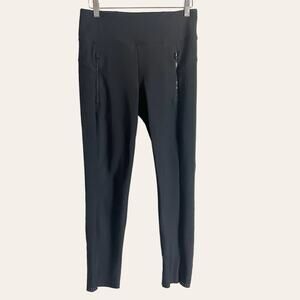 Athleta Stellar Black Zip Pocket Legging Pants Size Small